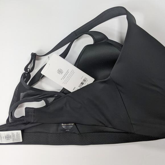 Athleta 42DD black Advance bra sports exercise gym running bike Peloton Zumba - Picture 6 of 7